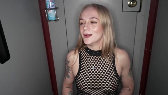 Gloryhole Swallow – Ashley – 1st visit  Gloryhole